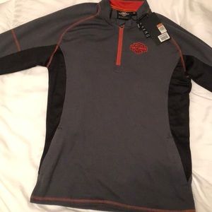 Men’s Harley Davidson long sleeve 1/2 zip